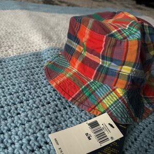 Polo Ralph Lauren Colorful Plaid Reversible Bucket Hat